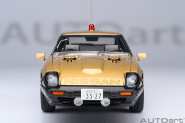 AUTOart Nissan Fairlady 280Z S130 SEIBU-KEISAZU Super Z gold / schwarz 1:18 Modellauto