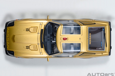 AUTOart Nissan Fairlady 280Z S130 SEIBU-KEISAZU Super Z gold / schwarz 1:18 Modellauto