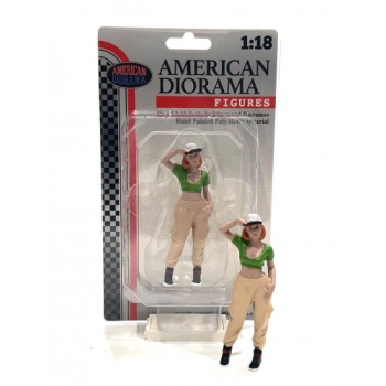 American Diorama 18101 Hip Hop Girls Figur #1 Frau mit Cap 1:18 limitiert 1/1000