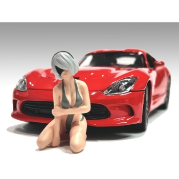 American Diorama 18305 Cosplay Girls Figur #5 Woman with grey hair 1:18 limited 1/1000