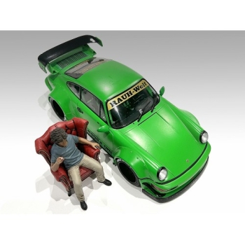 American Diorama 18501 RWB Legend Akira Nakai-San Figure - 1:18 1/1000