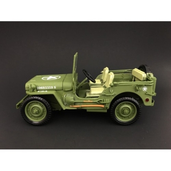 American Diorama 1944 jeep willys us army grün 1:18 Modellauto militär 77404