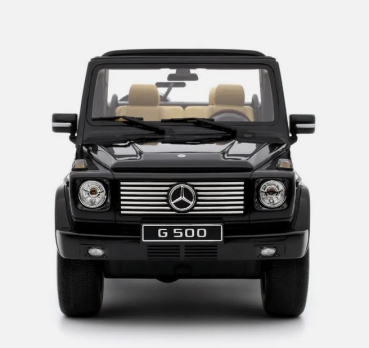 Otto Models OT1040 Mercedes-Benz G500 Convertible Obsidian Schwarz Metallisch 2007 limitiert Modellauto