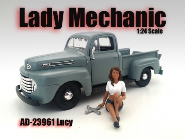 American Diorama 23961 Figur Lady Mechanic Lucy - Mechanikerin 1:24 limitiert 1/1000