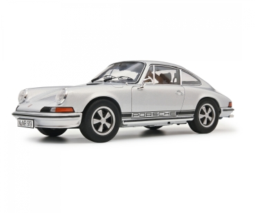 Schuco 450047000 Porsche 911 2,4 S Coupe 1973 silber 1:18 limited 1/1000 Modellauto