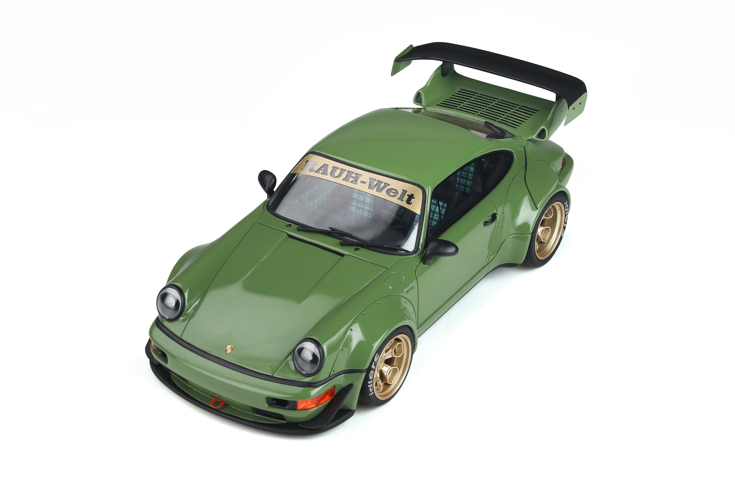 Modellbau Klar De Gt Spirit 812 Porsche 911 964 Rwb Atlanta Rauh Welt Olive Green 1 18 Limited 1 1299 Modellauto