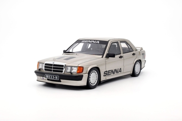 Otto Models 1041 Mercedes 190E 2.3 16V W201 silber Senna 1:18 limitiert 1/2000 Modellauto