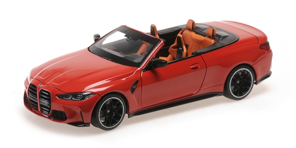 Minichamps 110021030 BMW M4 Cabrio 2020 rot metallic 1:18 Modellauto