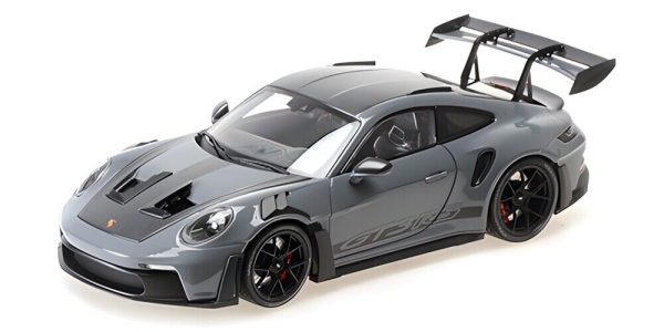 Minichamps PORSCHE 911 992 GT3 RS 2024 grey WEISSACH 1:18 Modelcar limited 1/200