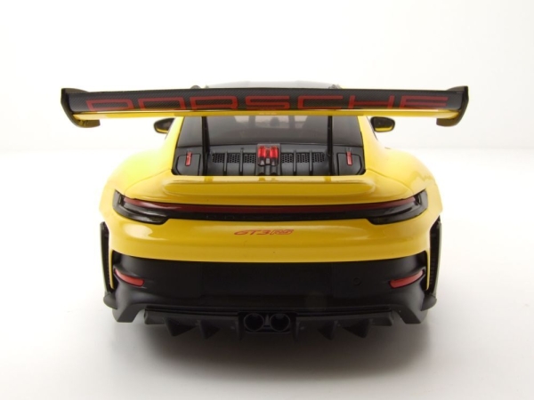 Minichamps PORSCHE 911 992 GT3 RS 2024 gelb WEISSACH 1:18 GT3 RS Modellauto limitiert