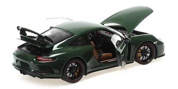 Minichamps 110067026 PORSCHE 911 GT3 991/II  2017 grün 1:18 Modellauto