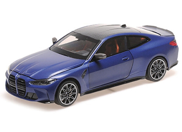 Minichamps 113020123 BMW M4 2020 G82 blau metallic 1:18 Modellauto