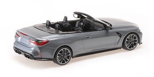 Minichamps BMW M4 Cabrio 2020 grau metallic 1:18 Modellauto