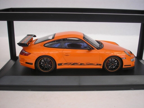 Minichamps PORSCHE 911 GT3 RS 997 2007 orange 1:18 Modellauto