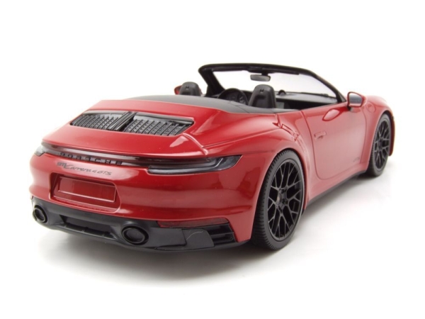 Minichamps PORSCHE 911 992 Carrera 4 GTS Cabriolet 2020 red 1:18 Modelcar