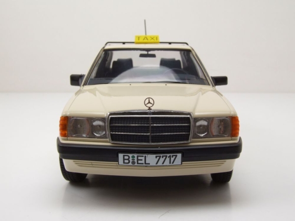 Triple9 1800313 Mercedes 190 W201 1993 Taxi 1:18 Modelcar