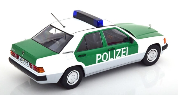 Triple9 1800314 Mercedes 190 W201 1993 Polizei 1:18 Modellauto