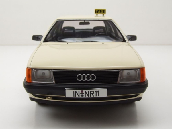 Triple9 1800355 Audi 100 C3 Typ 44 1989 Taxi 1:18 limitiert 1/1002 Modellauto