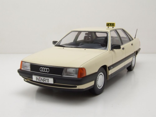 Triple9 1800355 Audi 100 C3 Typ 44 1989 Taxi 1:18 limitiert 1/1002 Modellauto