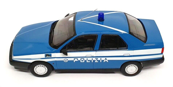 Triple9 1800386 Alfa Romeo 155 1996 Polizia 1:18 limitiert 1/1002 Modellauto