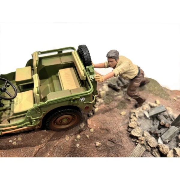 American Diorama 18015 Mechaniker Crew Figur offroad camel trophy Nr.5 1:18 limitiert 1/1000