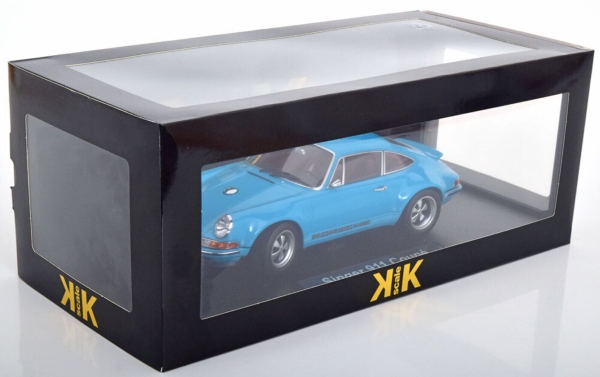 KK-Scale Porsche 911 Coupe Singer türkisblau 1:18 limitiert 1/1000 Modellauto 180445