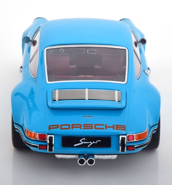 KK-Scale Porsche 911 Coupe Singer türkisblau 1:18 limitiert 1/1000 Modellauto 180445