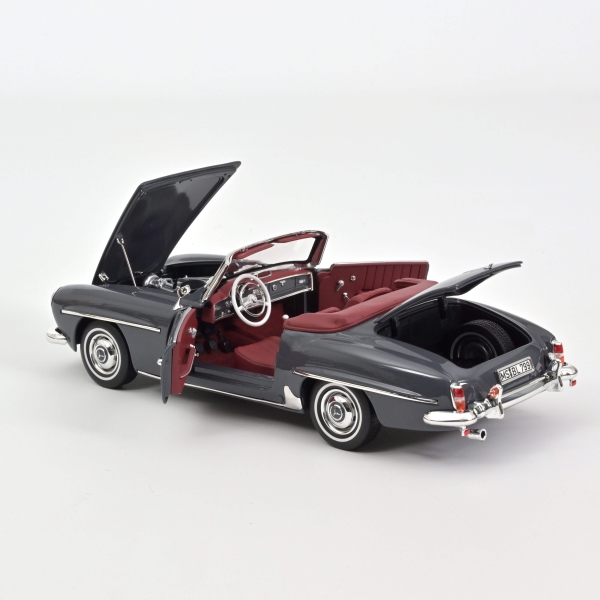 Norev 183402 Mercedes-Benz 190 SL 1957 W198 II Grau 1:18 Modellauto