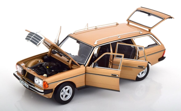 Norev 183739 Mercedes 200 T AMG S123 Kombi 1982 gold metallic W123 1:18 limitiert 1/500 Modellauto