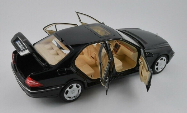 Norev 183811 Mercedes-Benz S600 1998 black W220 1:18 limited 1/1002 Modellauto