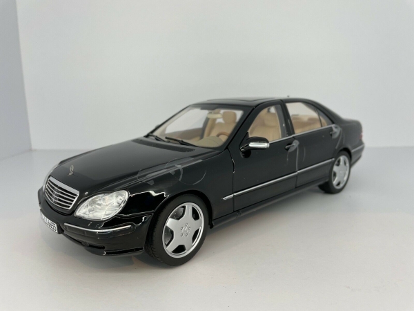 Norev 183812 Mercedes-Benz S55 AMG 2000 black W220 1:18 limited 1/1002 Modellauto