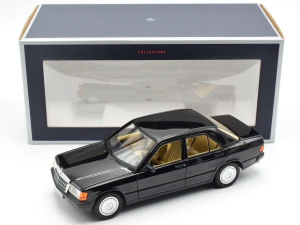 Norev 183823 MERCEDES-BENZ 190E 1984 W201 schwarz 1:18 limitiert 1/1002 Modellauto