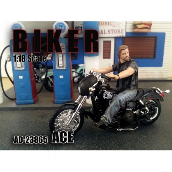 American Diorama 23865 BIKER - ACE 1:18 limitiert 1/1000