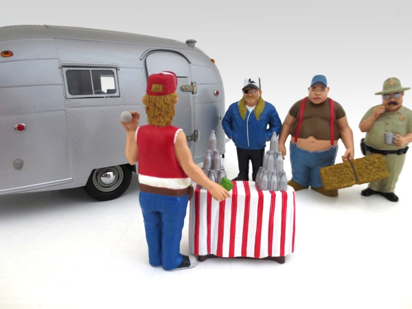 American Diorama 23875 Figur Trailer Park Carnie Barney 1:18 limitiert 1/1000