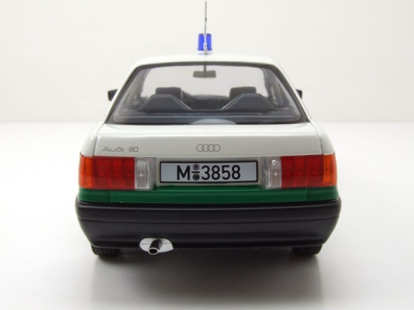 Triple9 1800345 Audi 80 B3 1989 Polizei 1:18 limitiert 1/1002 Modellauto