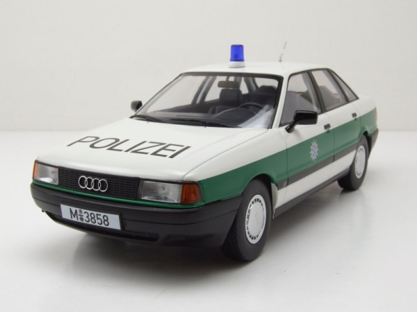 Triple9 1800345 Audi 80 B3 1989 Polizei 1:18 limitiert 1/1002 Modellauto