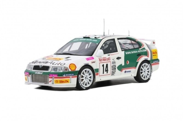 Otto Models 431 Skoda Octavia WRC white #14 Rallye 1:18 limited 1/2500 Modelcar