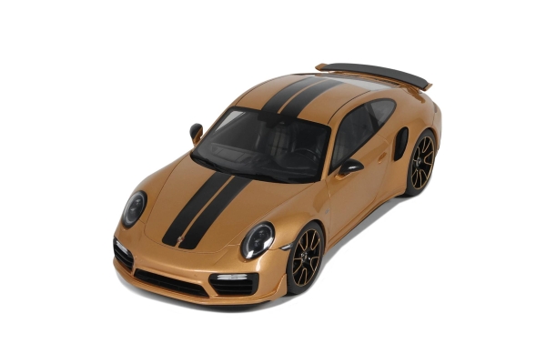 GT Spirit 444 Porsche 991.2 Turbo S Exclusive gold 20181:18 limitiert Modellauto