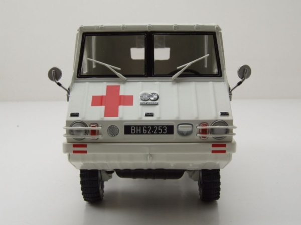 Schuco 450043800 Steyr Puch Haflinger Modell UN Rotes Kreuz 1:18 limitiert 1/500 Modellauto