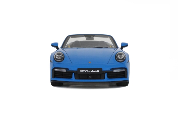 Porsche 911 Turbo S Cabrio blau 1:18 limited 1/1500 Modellauto GT Spirit