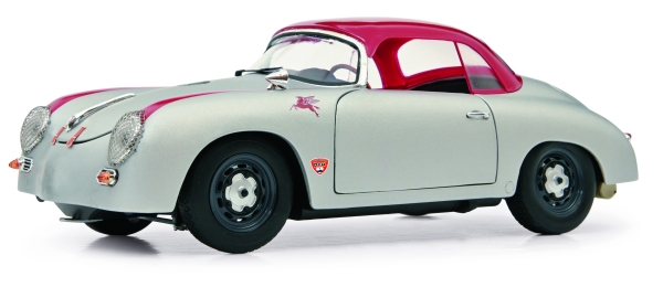 Schuco 450031700 Porsche 356 Speedstar Outlaw Hardtop silber 1.18 Modelauto