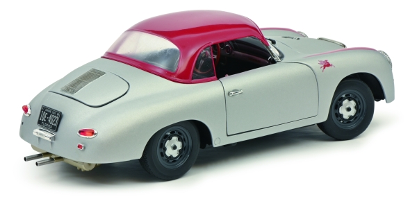 Schuco 450031700 Porsche 356 Speedstar Outlaw Hardtop silber 1.18 Modelauto