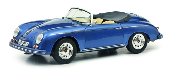 Schuco 450031800 Porsche 356 Speedstar Outlaw Cabrio blau 1.18 Modelauto