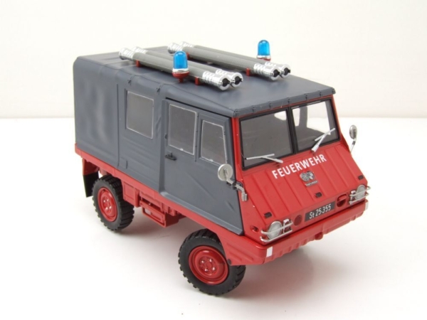 Schuco 45004300 Steyr Puch Haflinger Feuerwehr 1:18 limitiert 1/500 Modellauto