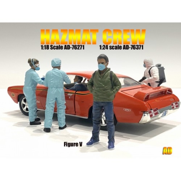 American Diorama 76371 Hazmat Crew V 2021 Pandemie 1:24 Figur 1/1000 limitiert