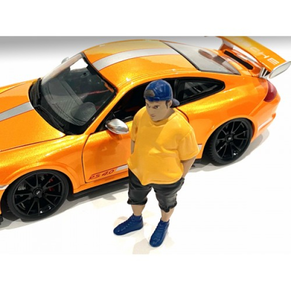 American Diorama 76278 Car Meet 1 Mann mit Capy 1:18 Figur 1/1000 limitiert