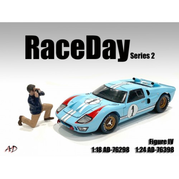 American Diorama 76298 Race Day Fotograf 1:18 Figur 1/1000 limitiert