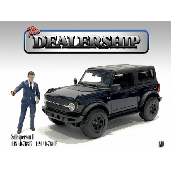 American Diorama 76307 Dealership Verkäufer I 1:18 Figur 1/1000 limitiert