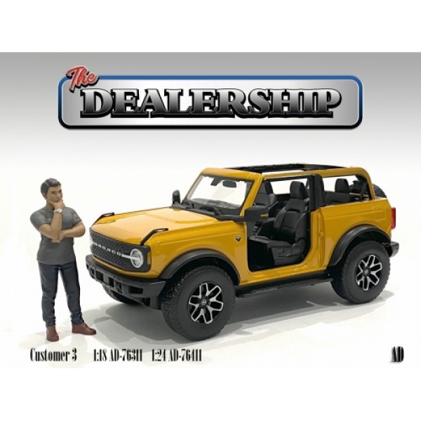 American Diorama 76411 Dealership Käufer III 1:24 Figur 1/1000 limitiert