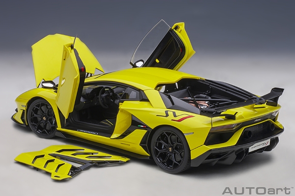 AUTOart 79175 LAMBORGHINI Aventador SVJ 2019 yellow 1:18 Modellauto